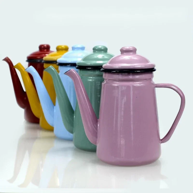 Vintage Coffee Equipment - Vintage Enamel Coffee Pot 1.1L Capacity