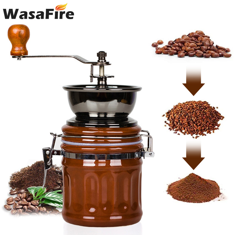 Vintage Coffee Equipment - Manual Coffee Grinder Portable Hand Grinder