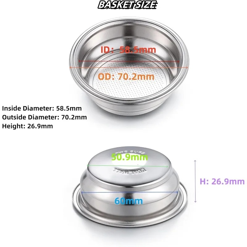 High Quality 2pcs 58mm Dual Wa - Coffee Extraction Equipment ulasan dan harga