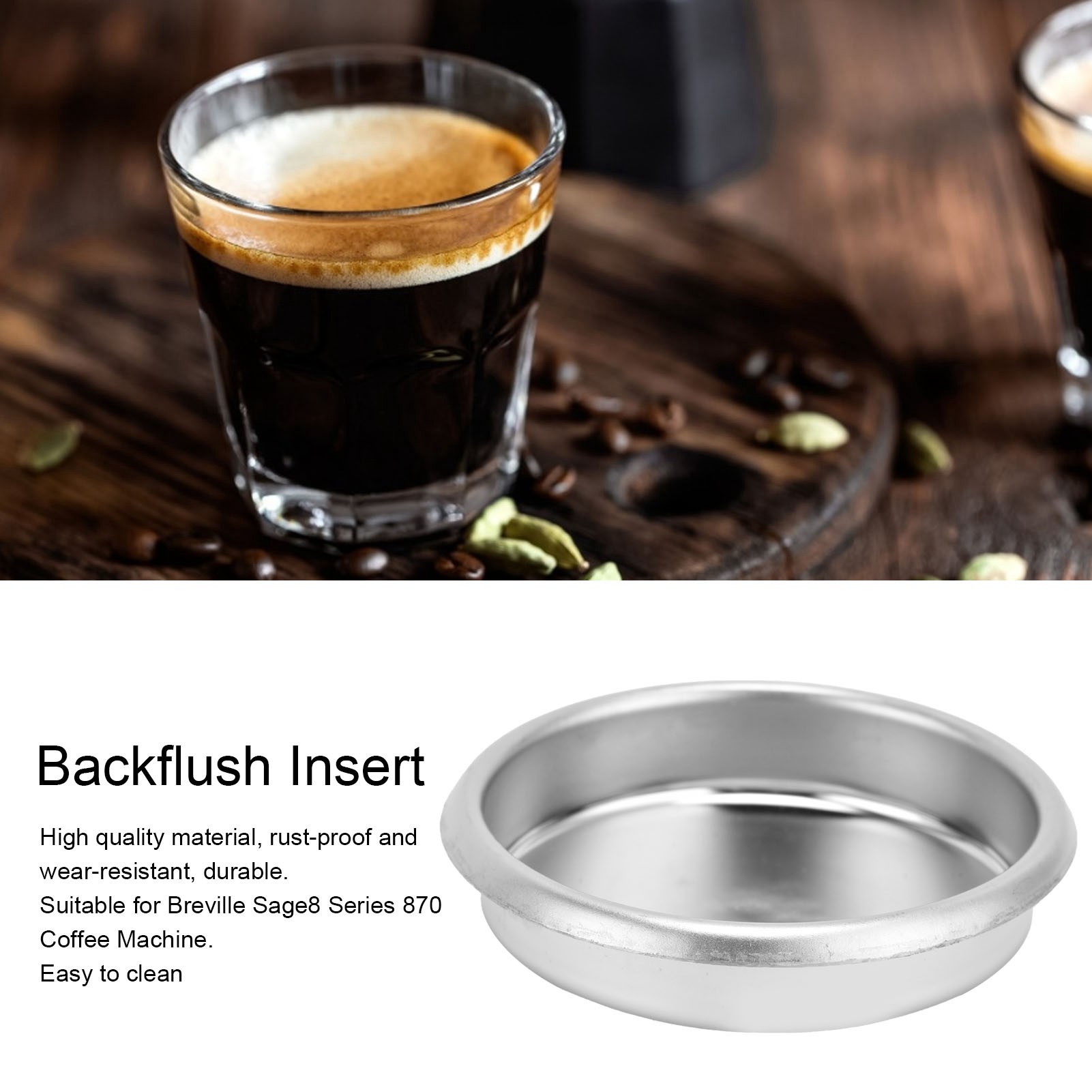 54mm Coffee Machine Stainless  - Blind Filter Disc ulasan dan harga