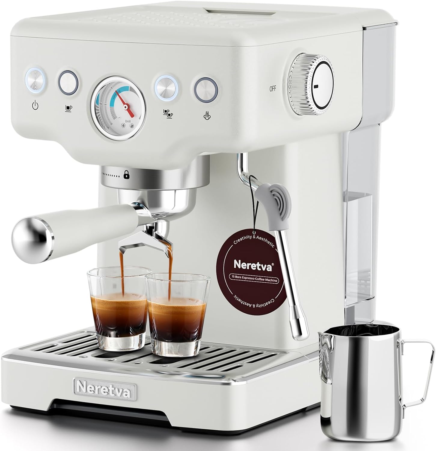 Espresso Machine, 15 Bar with  - Pressure Gauge Espresso ulasan dan harga