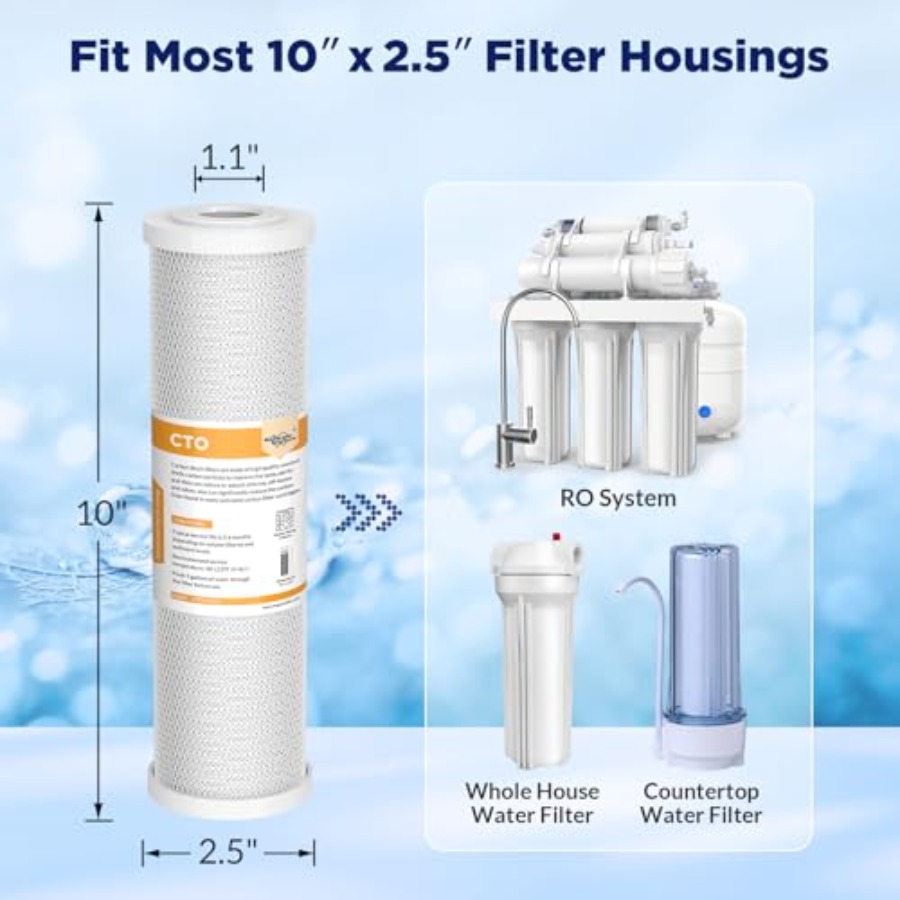5 Micron 2.5 x 10 CTO Carbon B - Water Filter Cartridge ulasan dan harga