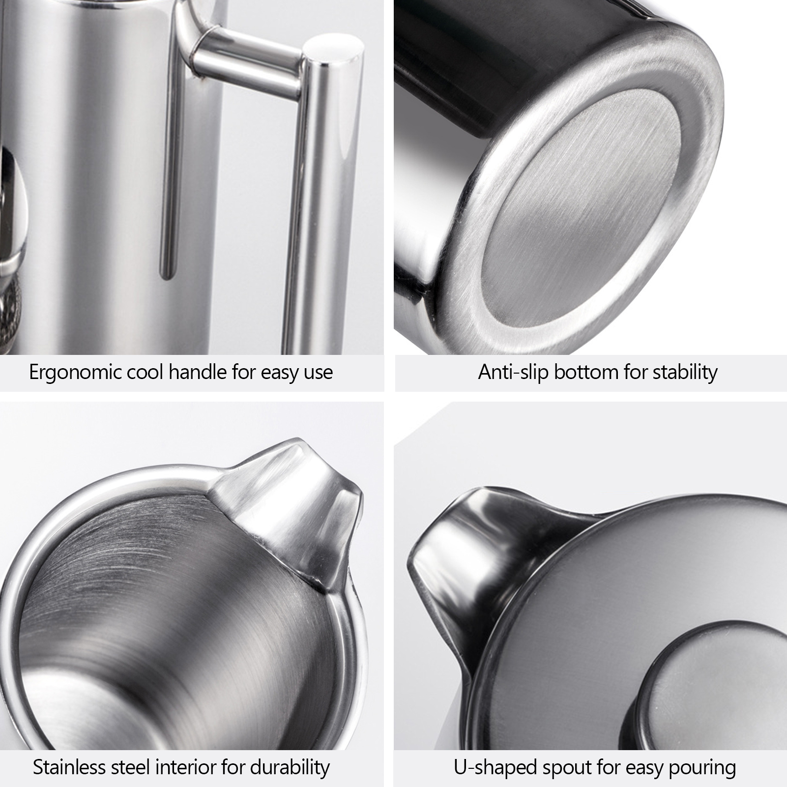 350ml/800ml/1000ml French Pres - Coffee Extraction Equipment ulasan dan harga