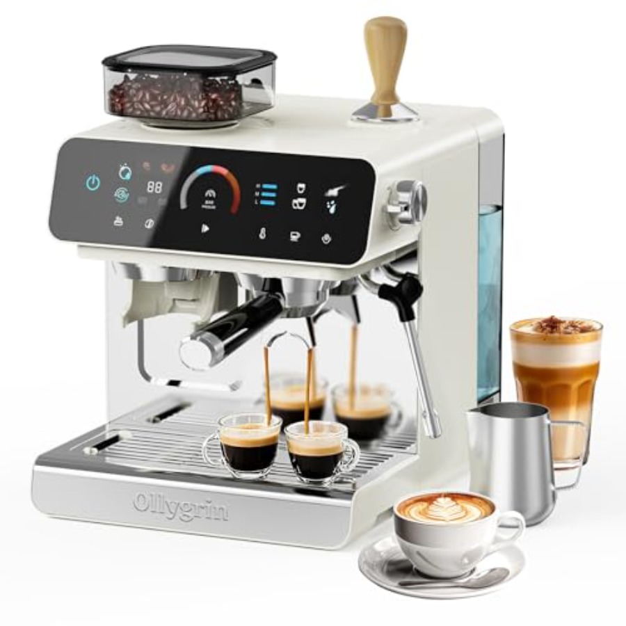 20 Bar Espresso Machine with G - Pressure Gauge Espresso ulasan dan harga