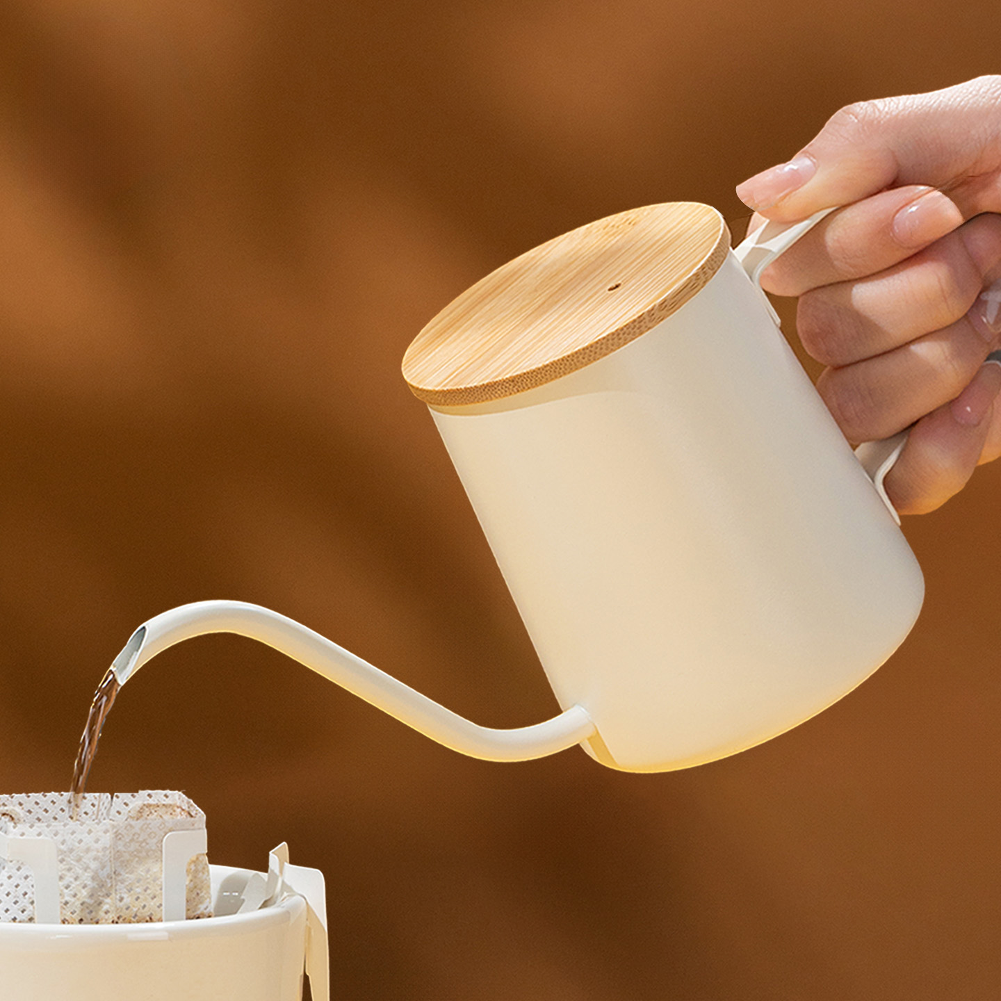 Long Spout Pour over Coffee Po - Coffee Equipment Brand ulasan dan harga
