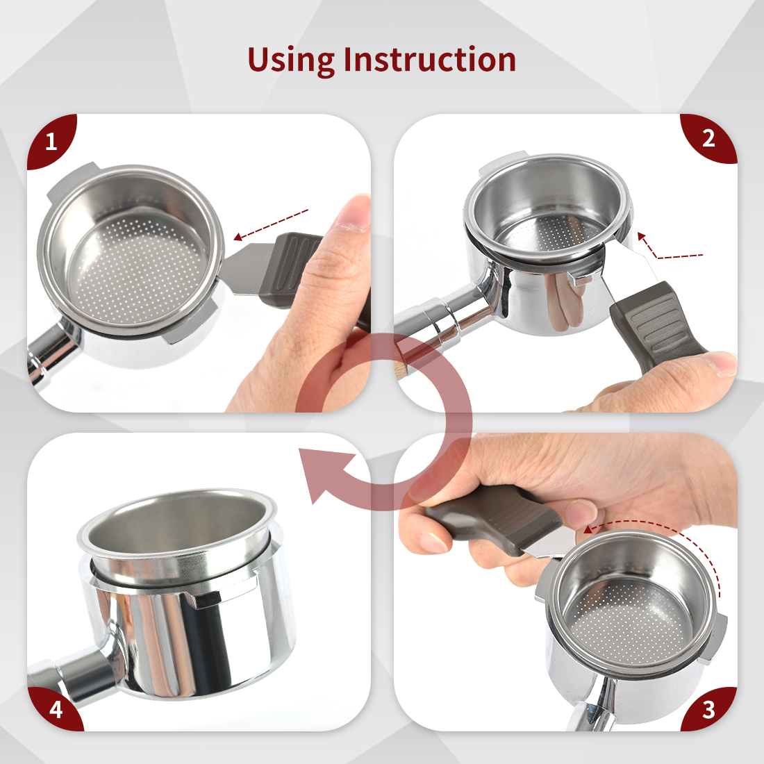 Espresso Coffee Portafilter Ba - Portafilter 58Mm ulasan dan harga