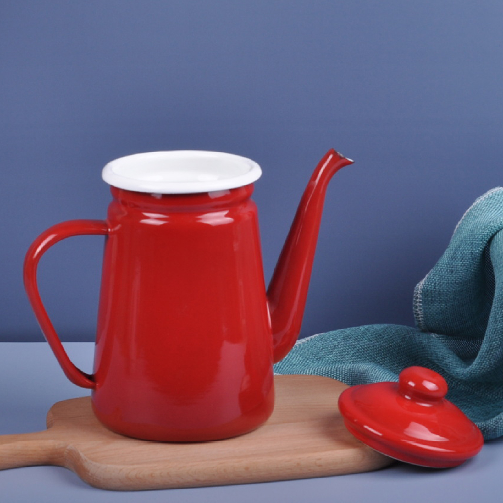 Enamel Coffee Pot Vintage with - Vintage Coffee Equipment ulasan dan harga