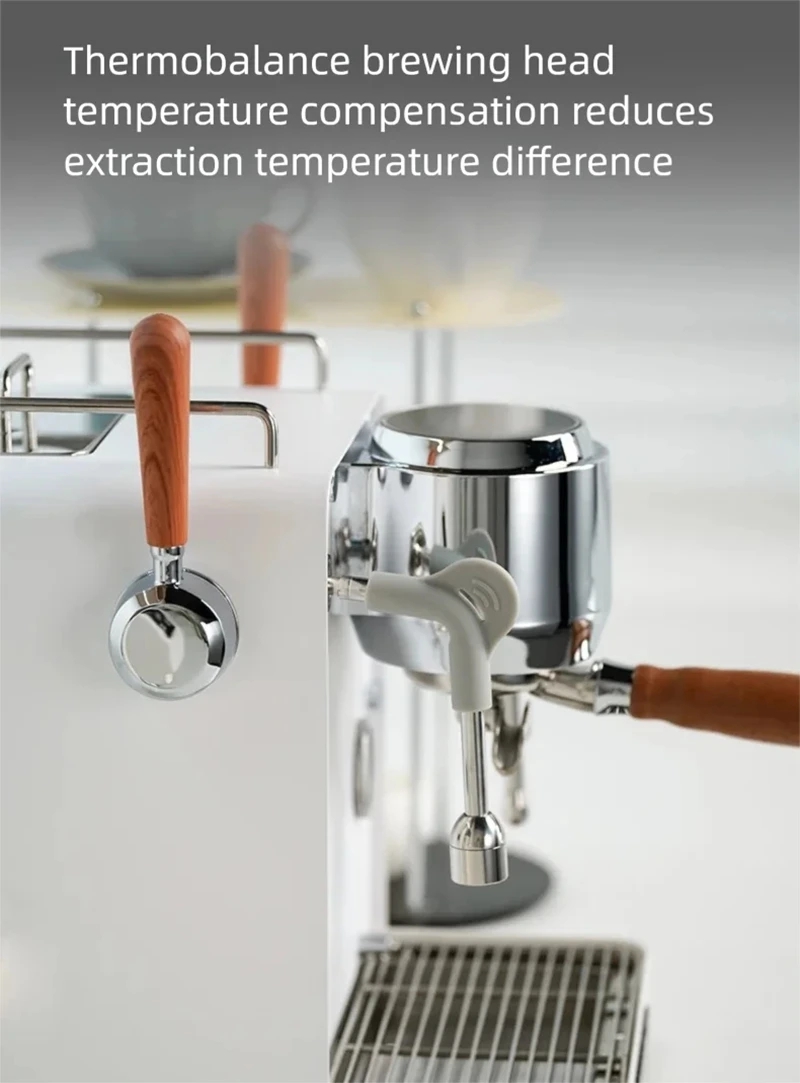 E101 58mm Espresso Machine wit - Pressure Gauge Espresso ulasan dan harga