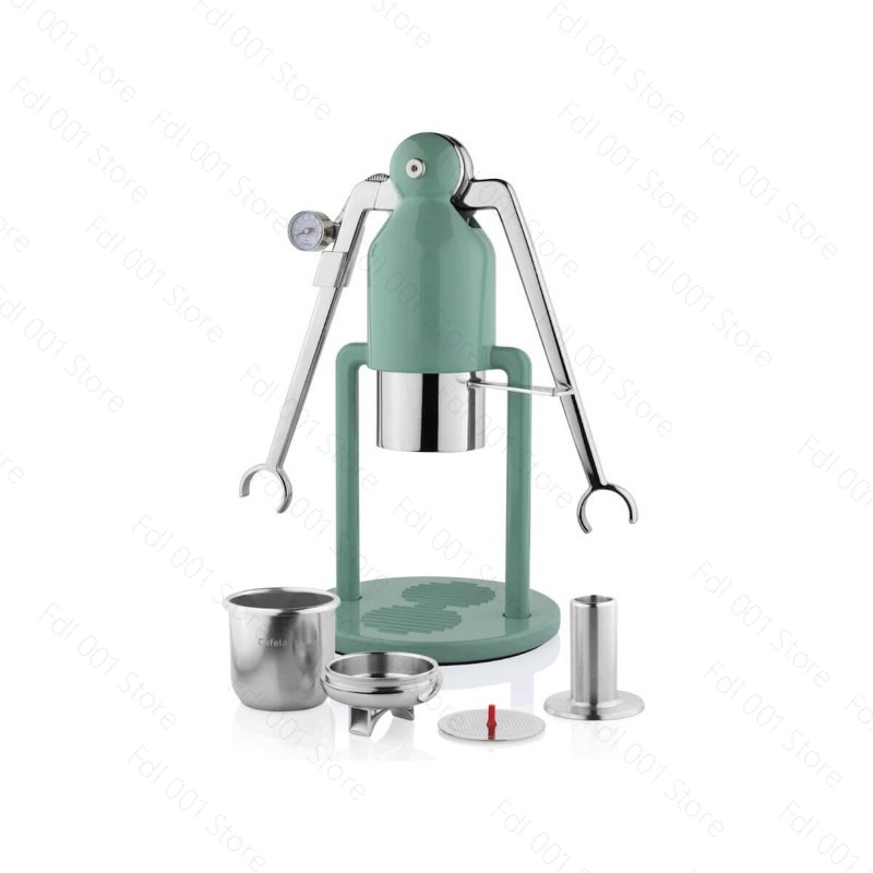 Hand Press Coffee Robot Unplug - Pressure Gauge Espresso ulasan dan harga