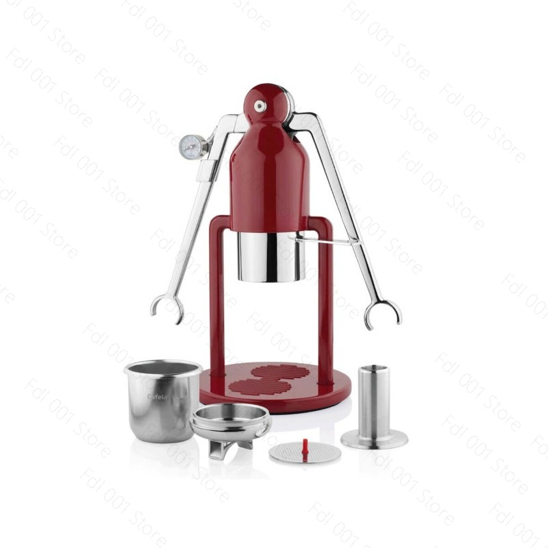 Hand Press Coffee Robot Unplug - Pressure Gauge Espresso ulasan dan harga