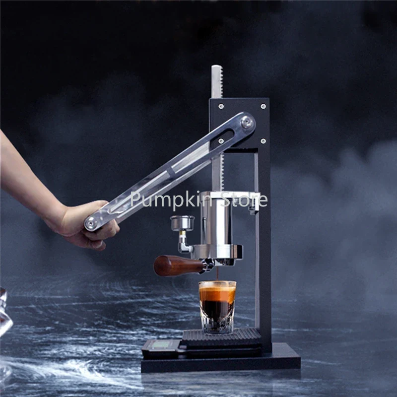 Manual Espresso Maker Hand Pre - Pressure Gauge Espresso ulasan dan harga