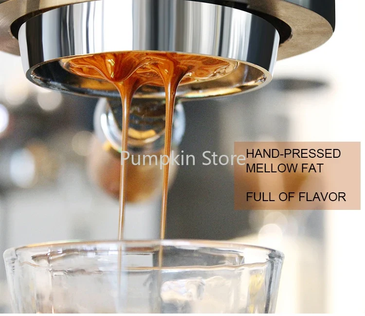 Manual Espresso Maker Hand Pre - Pressure Gauge Espresso ulasan dan harga