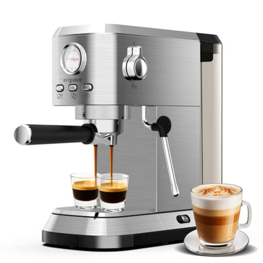 Espresso Coffee Machine 20 Bar - Pressure Gauge Espresso ulasan dan harga