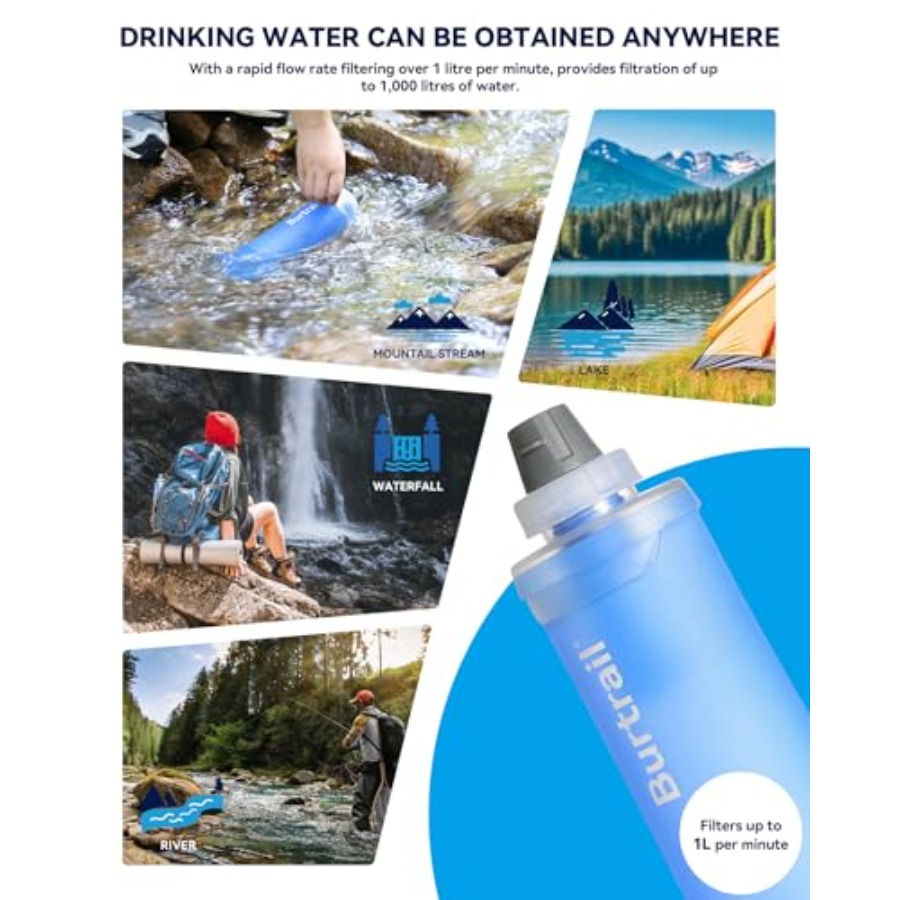 Outdoor Water Filter Bottle BP - Water Filter Cartridge ulasan dan harga