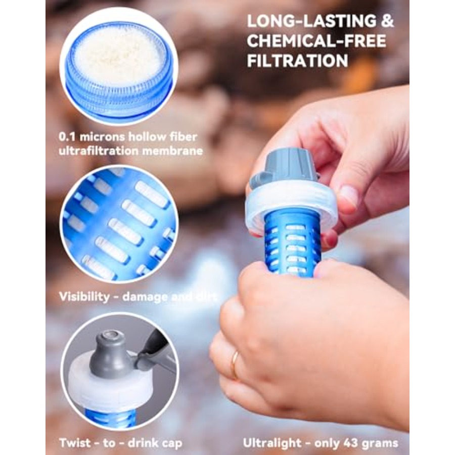 Outdoor Water Filter Bottle BP - Water Filter Cartridge ulasan dan harga