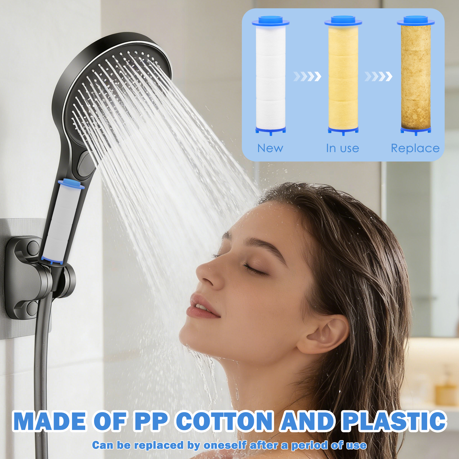 20Pcs Replacement Shower Filte - Water Filter Cartridge ulasan dan harga